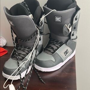 DC Snowboard Boots in Charcoal and Black
